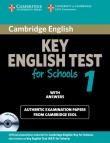 Opakowanie Cambridge Key English Test for Schools 1 with answers