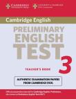 Opakowanie Cambridge Preliminary English Test 3 Teacher's book