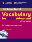 Okładka książki Cambridge Vocabulary for IELTS Advanced with answers + CD