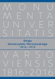 Okładka książki Dzieje Uniwersytetu Warszawskiego 1816−1915