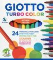 Okładka książki Giotto Flamastry Turbo Color 24 sztuki