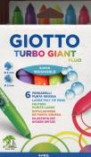 Opakowanie Giotto Flamastry Turbo Giant Fluo 6 sztuk