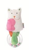 Opakowanie Grzechotka  z kółeczkiem - kotek - 13cm