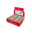 Okładka książki Gumka do ścierania Faber-Castell neonowa display 30 sztuk mix
