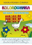 Kolorowanka Wesołe zwierzątka. Autor: Ziembikiewicz Marta. Dadada.pl Okładka książki Kolorowanka Wesołe zwierzątka
