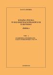 Okładka książki Książka polska w ogłoszeniach prasowych XVIII wieku