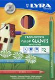 Opakowanie Lyra Kredki Color Giants 12 sztuk