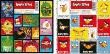 Opakowanie Nalepki 16x16 Angry Birds (25szt) DERFORM