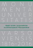 Nauki ścisłe i przyrodnicze na Uniwersytecie Warszawskim. Autor: Wróblewski Andrzej Kajetan. Dadada.pl Okładka książki Nauki ścisłe i przyrodnicze na Uniwersytecie Warszawskim