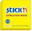 Opakowanie Notes samoprzypelny extra sticky 76x76mm żółty neon 90 kartek 12 sztuk