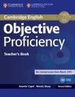 Objective Proficiency Teacher's Book. Autor: Capel Annette, Sharp Wendy. Dadada.pl Okładka książki Objective Proficiency Teacher's Book