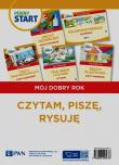 Pewny start Mój dobry rok Czytam piszę rysuję. Autor: Aneta Pliwka, Katarzyna Radzka, Barbara Szostak. Dadada.pl Okładka książki Pewny start Mój dobry rok Czytam piszę rysuję