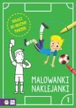 Okładka książki Piłkarskie malowanki naklejanki Część 1