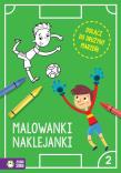 Okładka książki Piłkarskie malowanki-naklejanki Część 2