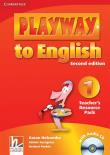 Playway to English 1 Teacher's Resource Pack + CD. Autor: Gerngross Günter, Holcombe Garan, Puchta Herbert. Dadada.pl Okładka książki Playway to English 1 Teacher's Resource Pack + CD