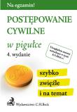 Postępowanie cywilne w pigułce. Autor: Opracowanie zbiorowe. Dadada.pl Okładka książki Postępowanie cywilne w pigułce