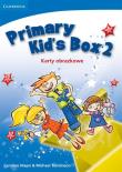 Primary Kid's Box 2 karty obrazkowe. Autor: Nixon Caroline, Tomlinson Michael. Dadada.pl Okładka książki Primary Kid's Box 2 karty obrazkowe