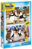 Opakowanie Puzzle 2x60 Pingwiny z Madagaskaru