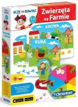 Okładka książki Uczę się bawiąc. Zwierzęta na farmie 2