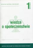 Okładka książki Wiedza o społeczeństwie 1 Dotacyjny materiał ćwiczeniowy