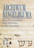 Archiwum Ringelbluma. Konspiracyjne Archiwum Getta Warszawy, Tom 17, Prasa getta warszawskiego. Autor: Bergman Eleonora, Tadeusz Epsztein (red.), Maciej Wójcic. Dadada.pl Okładka książki Archiwum Ringelbluma. Konspiracyjne Archiwum Getta Warszawy, Tom 17, Prasa getta warszawskiego