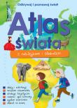 Atlas Świata z naklejkami i plakatem. Autor: Paulina Kaniewska. Dadada.pl Okładka książki Atlas Świata z naklejkami i plakatem