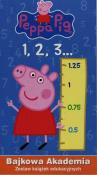 Okładka książki Bajkowa Akademia. Świnka Peppa 1, 2, 3...