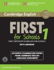 Opakowanie Cambridge English First 1 for Schools First Certificate in English for Schools with answers