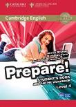 Cambridge English Prepare! 4 Student's Book. Autor: James Styring, Tims Nicholas. Dadada.pl Okładka książki Cambridge English Prepare! 4 Student's Book