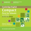 Compact First for Schools Class Audio CD. Autor: Thomas Barbara, Matthews Laura. Dadada.pl Okładka książki Compact First for Schools Class Audio CD