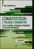 Czwartoteściki z polskiej gramatyki. Autor: TBH184 Hanna Dobrowolska. Dadada.pl Okładka książki Czwartoteściki z polskiej gramatyki