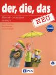 Der die das neu 5 Materiały ćwiczeniowe. Autor: Zastąpiło Lucyna, Kozubska Marta. Dadada.pl Okładka książki Der die das neu 5 Materiały ćwiczeniowe
