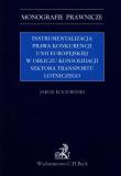 Okładka książki Instrumentalizacja prawa konkurencji Unii Europejskiej w obliczu konsolidacji sektora transportu lot