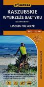 Opakowanie Kaszubskie Wybrzeże Bałtyku mapa turystyczno-krajoznawcza