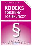 Kodeks rodzinny i opiekuńczy w.2016 LITERAT. Autor: Koniuszek Ewelina [opracowanie. Dadada.pl Okładka książki Kodeks rodzinny i opiekuńczy w.2016 LITERAT