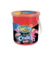 Opakowanie Kreda kolorowa Colorino Jumbo wiaderko 12 kolorów