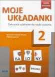 Moje układanki 2 Ćwicz. sylabowe do n. czytania NW. Autor: Agnieszka Fabisiak- Majcher, Elżbieta Ławczys. Dadada.pl Okładka książki Moje układanki 2 Ćwicz. sylabowe do n. czytania NW
