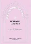 Okładka książki Mysterium Christi 2. Historia Liturgii
