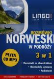 Norweski w podróży Rozmówki 3 w 1 + CD. Autor: Izabela Krepsztul. Dadada.pl Okładka książki Norweski w podróży Rozmówki 3 w 1 + CD