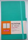 Opakowanie Notes A6/80 kratka Roma turkusowy