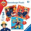Opakowanie Puzzle Strażak Sam 3 w 1