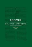 Rocznik Biblioteki Narodowej. Wydawca: Biblioteka Narodowa. Dadada.pl Opakowanie Rocznik Biblioteki Narodowej