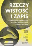 Rzeczywistość i zapis. Autor: Sylwia Męcfal, Doliński Wojciech, Jerzy Żurko. Dadada.pl Okładka książki Rzeczywistość i zapis