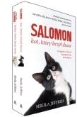 Salomon Kot który leczył dusze / Córka kota Salomona. Autor: Jeffries Sheila. Dadada.pl Okładka książki Salomon Kot który leczył dusze / Córka kota Salomona
