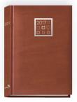 Opakowanie Terminarz 2017 A5 standard - brązowy