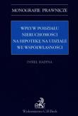 Okładka książki Wpływ podziału nieruchomości na hipotekę na udziale we współwłasności