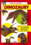 Wycinanki, kolorowanki i naklejki. Dinozaury. Autor: Mroczek Jacek. Dadada.pl Okładka książki Wycinanki, kolorowanki i naklejki. Dinozaury