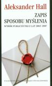 Zapis sposobu myślenia. Autor: Hall Aleksander. Dadada.pl Okładka książki Zapis sposobu myślenia