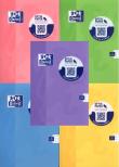 Zeszyt A5 Oxford Fluo w kratkę 16 kartek 10 sztuk mix. Wydawca: Hamelin. Dadada.pl Opakowanie Zeszyt A5 Oxford Fluo w kratkę 16 kartek 10 sztuk mix