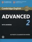 Opakowanie Cambridge English Advanced 2 Student's Book with answers and Audio